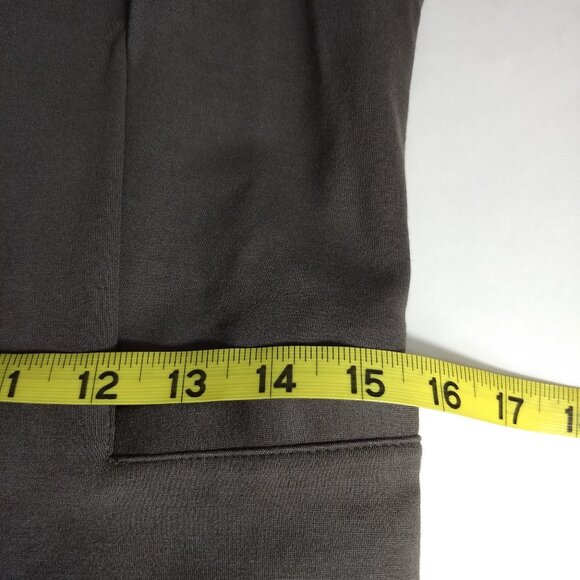 Betabrand Gray Ponte Knit Work Active Thumb Holes Blazer Jacket Stretch Medium - Picture 13 of 14